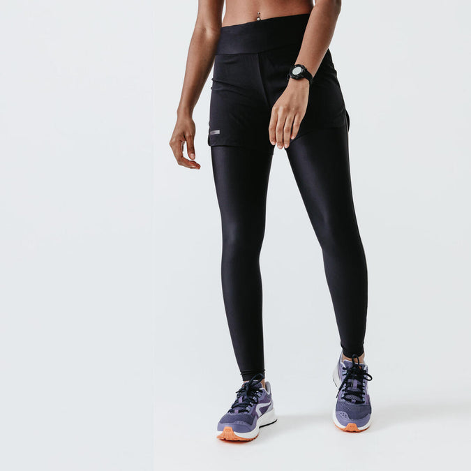 





Short running legging intégré femme - Dry + noir, photo 1 of 10