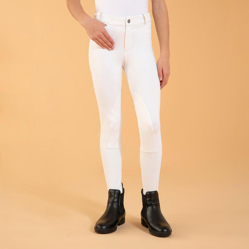 





Pantalon de concours équitation Enfant - 100 blanc