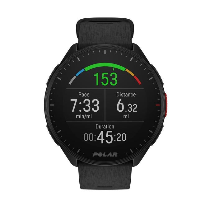 Montre connect e multisport gps cardio POLAR PACER noire