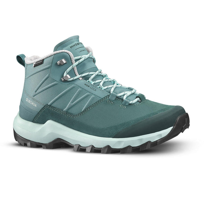 





Chaussures imperméables de randonnée montagne - MH500 MID - femme, photo 1 of 7