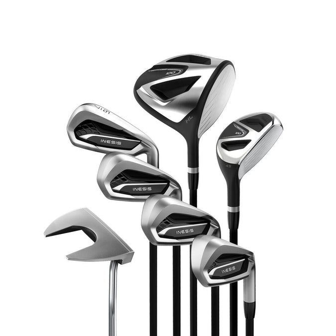 





KIT DE GOLF 7 CLUBS ADULTE 100 DROITIER TAILLE 2 GRAPHITE, photo 1 of 10
