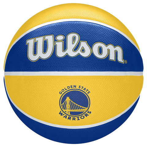 





Ballon de basketball NBA taille 7 - Wilson Team Tribute Warriors bleu jaune