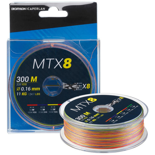 





Tresse 8 brins MTX8 MULTICOLORE 300M 20/100 en mer