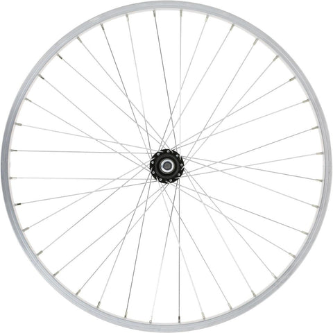 





Roue vélo enfant 24 pouces arrière simple paroi roue libre argent