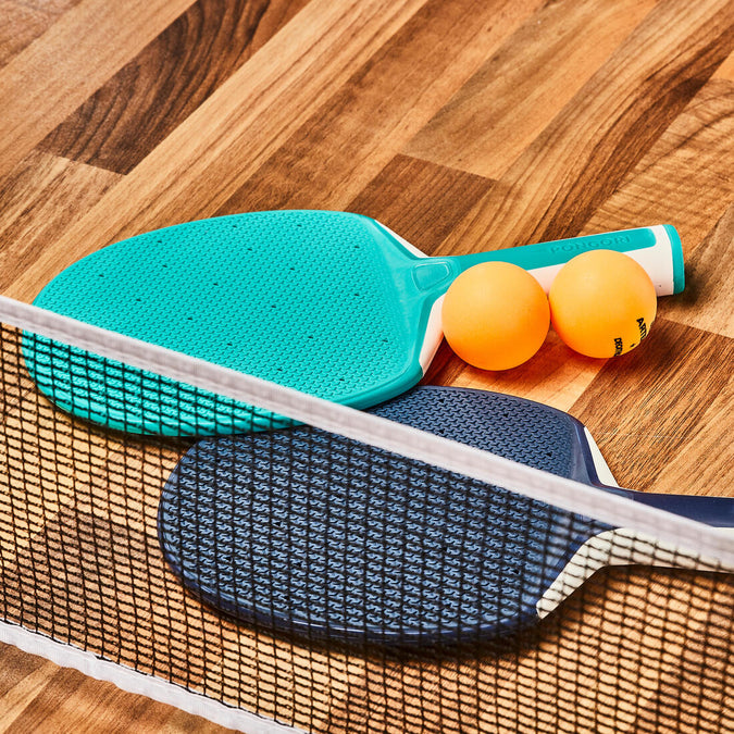Set de Tennis de table Pro - Set de ping-pong - Avec filet extensible, 2  raquettes, 3