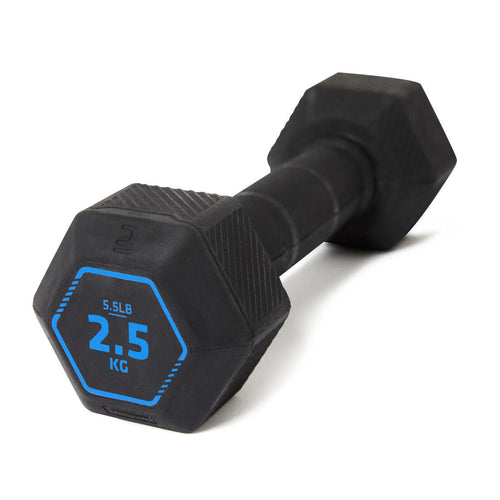 





Haltère de cross training et musculation 2,5 kg - Dumbbell hexagonale noire