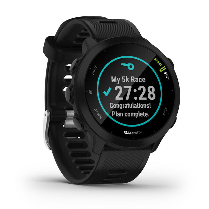 MONTRE GPS CONNECT E GARMIN FORERUNNER 55 NOIRE Decathlon Guadeloupe