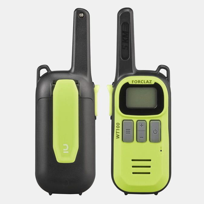 Talkies-walkies pour enfants 3 kms longue portée enfants Talky Talky  Handheld-color:green