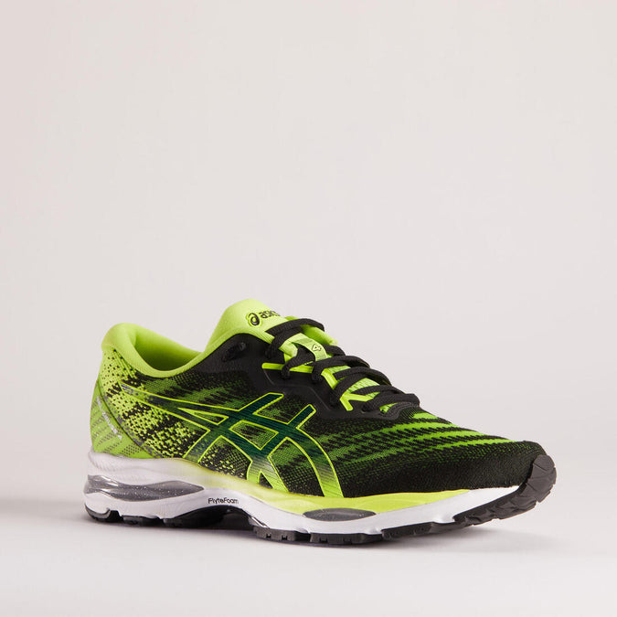 CHAUSSURES DE RUNNING HOMME ASICS GEL ZIRUSS 4 NOIRE VERTE Decathlon Guadeloupe