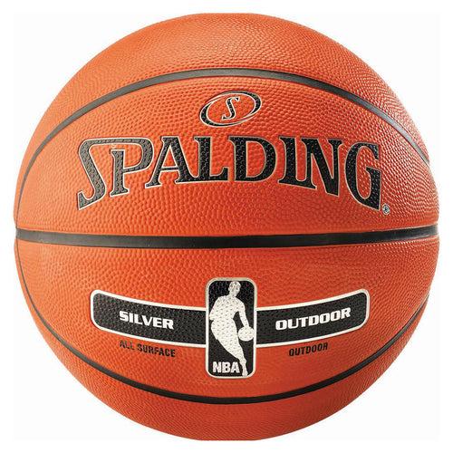 





Ballon de basketball NBA taille 7 - Spalding NBA Silver Outdoor orange