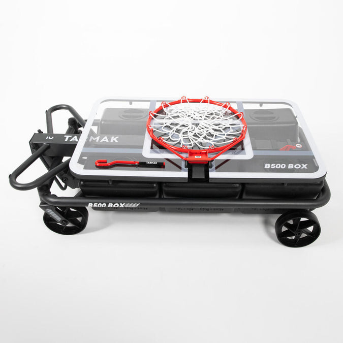 Panier de basket pliable sur roue réglable de 2,40m à 3,05m - B500 Easy Box  - Decathlon