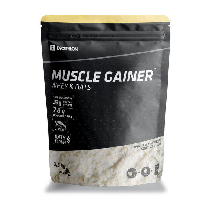 





MUSCLE GAINER VANILLE WHEY & AVOINE 2.5kg, photo 1 of 3