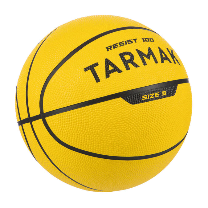 Ballon de basket adulte R100 taille 7 orange pour enfant et adulte