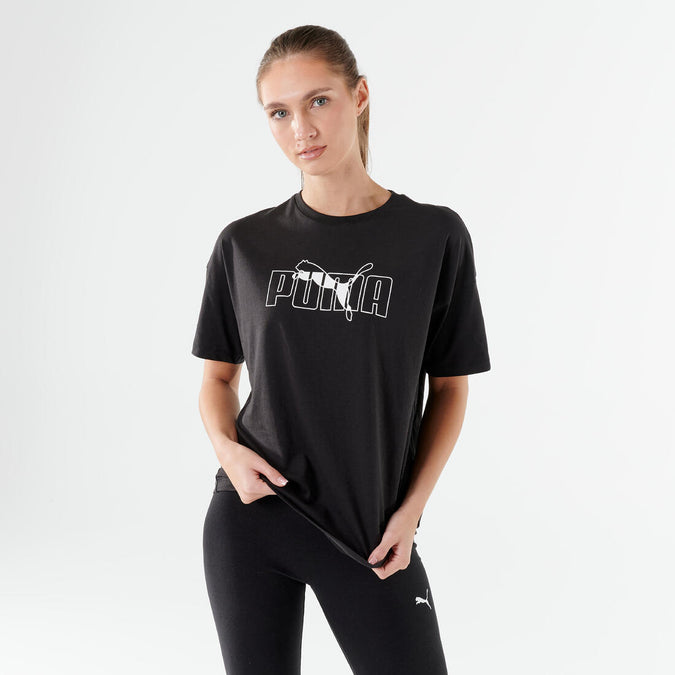 





T-shirt PUMA fitness manches courtes coton femme noir, photo 1 of 10