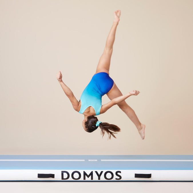 Justaucorps decathlon manches courtes bleu gymnastique Artistique 12 ans -  Decathlon - 12 ans