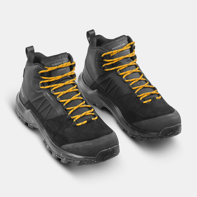 Chaussures imperméables de randonnée montagne - MH500 MID - homme