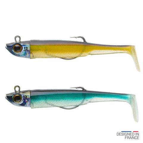 





COMBO leurres souples shad texan anchois ANCHO 90 12g Ayu en mer