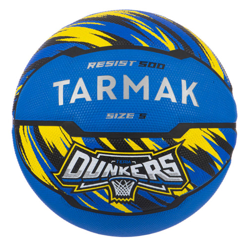 Mini ballon de basketball taille 1 Enfant - K100 Rubber jaune - Decathlon