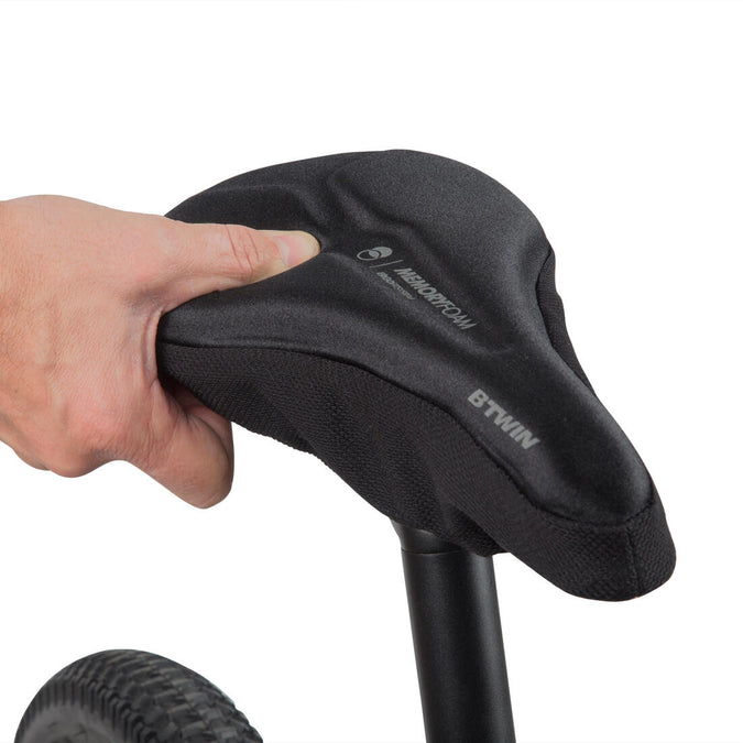 Couvre selle large à mémoire de forme pour vélo